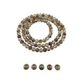 DandS ltd Crackle Lampwork Glass Beads for Jewelry Making, Champagne, Vibrant DIY Bracelets, Necklaces, Earrings, Beading Supplies & Craft Kits for Handmade Jewelry, 80pcs 0.39 inch (10mm), #J218-10 - color: Champagne