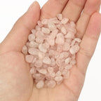 30in Rose Quartz Natural Chip Stone Beads 5-8mm About 230pcs, Irregular Drilled Light Pink Bead for Bracelets Jewelry Making Supplies for Adults, DIY Crafts. - color: Rose Quartz
