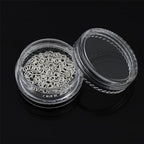 BEADIA 925 Sterling Silver Jump Rings 0.5x2.5mm 150pcs for Jewelry Making Findings - size: 0.5x2.5mm