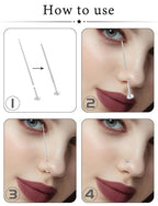 Medusa Lip Piercing Jewelry Stainless Steel 16G Nose Stud Labret Jewelry Monroe Lip Rings Different Size Tragus Nail Conch Cartilage Helix Earring Stud Bar Length 6mm 8mm 10mm 12mm - color: 16G internal thread Flat Back Stud Piercing Gold