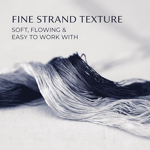 4 Skeins Mulberry Silk Floss Embroidery Thread Floss-Cross Stitch Threads China Silk Woven Jewelry Threads DIY Sewing Kits (18) - color: 18