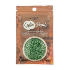 John Bead 25g Cylin Beads Light Green Silver Lined 11/0 Glass Cylindrical Seed Beads for Jewelry Bracelets Necklaces Earrings Making Embroidery - color: Light Green Silver Lined