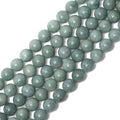 6mm Burmese Jade Natural Stone Beads Round Loose Beads for Jewelry Making Yochus DIY Beads Bracelet Necklace - color: Burmese Jade, size: 6mm