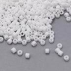 INSPIRELLE Uniform 120 Gram 12/0 (2mm) Cylinder Glass Seed Beads for Craft Jewelry Making, 24 Matte Opaque Dyed Colors - color: 22x Matte Opaque + 2 Metallic