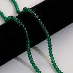 1000PCS 4mm Round Crystal Glass Beads Faceted Spacer Beads Bulk for Jewelry Making Bracelets Necklace Earring Pendants Craft (Emerald) - color: Emerald, size: 4mm