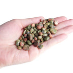 Tumbled Polished Unakite Stones - 3Lb Bulk Vase Filler,Reiki Healing Crystal, DIY, Fish & Turtle Tanks, Plant & Home Decor, Jewelry Making - color: Unakite Stone