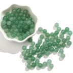 HAAMIIQII 8mm Natural Green Aventurine Beads Round Gemstone Loose Beads for Jewelry Making 2 Strands (92-96pcs) - color: Green Aventurine, size: 8mm (92-96pcs)