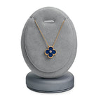 PU Leather Necklace Display Stand Microfiber Small Necklace Holder Jewelry Gift Display Stand For Birthday, Valentine's Day (Light Gray) - color: Light Grey
