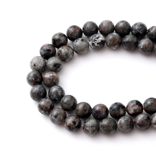6mm 60pcs DIY Natural Flame Stone Yooperlite Beads Round Healing Crystal Gemstone Loose Beads for Jewelry Making Handmade Bracelet Necklace - color: Flame stone Yooperlite, size: 6mm
