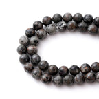 6mm 60pcs DIY Natural Flame Stone Yooperlite Beads Round Healing Crystal Gemstone Loose Beads for Jewelry Making Handmade Bracelet Necklace - color: Flame stone Yooperlite, size: 6mm