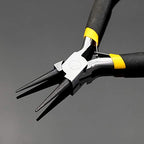 SPEEDWOX Mini Round Nose Pliers Wire Looping Pliers Micro Round Plier for Jewelry Making 5 Inches Smooth Tapered Jaw for Bending Shaping Wires Professional Beading Hobby Work Craft DIY Supplies - size: Round Nose Pliers