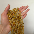 Natural Chip Stone Beads About 200pcs Yellow Aventurine Stones 5-8mm Irregular Gemstone Healing Crystal Loose Rocks for Bracelet Necklace Earrings Jewelry Making(Yellow Aventurine) - color: yellow Aventurine