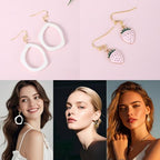 600 Pcs Earing Hooks, Stainless Steel Earring Making Kit Earrings Hooks Gold Earring Backs Jump Rings for Jewelry Making DIY Craft
