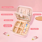 Inngeroo Mothers Day Mom Gifts from Daughter Son, Travel Jewelry Case Box Organizer Personalized Gifts for Mom Wife Women Daughter Friends Sister Grandma Aunt - style: Q