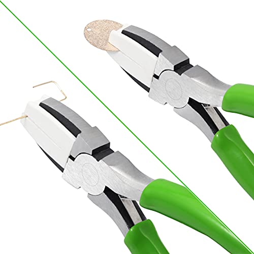 2 Pieces 5" Double Nylon Jaw Flat Nose Pliers Mini Precision Pliers Wire Looping Pliers Wire Bending Pliers Jewelry Making Pliers for Handmade DIY Hobby Projects Tools - style: 2 Set 5-Inch Nylon Jaw Pliers