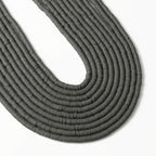 3600 pcs Gray Clay Beads for Bracelets Making, 10 Strands Flat Round Polymer Clay Disc 6mm Spacer Heishi Beads for Jewelry Making Earring Necklace - color: Gray