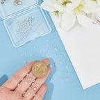 Beebeecraft 1 Box 80Pcs Flower Spacer Beads 925 Sterling Silver Plated 304 Stainless Steel 4mm Daisy Spacer Beads for Bracelet Necklace Earring Jewelry Making - color: Silver, size: 4mm