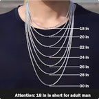 2.5mm/3mm/4mm Silver/Gold Stainless Steel Wheat Chain Necklace Jewelry for Men Women - size: 22 Inches, style: 2.5mm-Silver