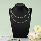 KYUNHOO 16.4 FT/5M Hollow Clover Chains for Crafts Silver Jewelry Making Chain Roll on Bulk with Clasps for Women DIY Supply Jewelry Findings - color: Clover Silver