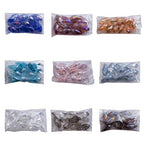 Lot 90pcs Glass Teardrop Beads - LONGWIN 8x18 Crystal Oval Shaped Beads Jewelry Making Supply for DIY Projects, Bracelets, Necklaces, Earrings - color: 8x18mm oval beads