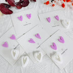Xaekicr Heart Shape Polymer Clay Cutters Set – 10PCS Clay Earring Cutters for Polymer Clay Jewelry Making, Valentines Day Clay Tools and Molds for DIY Crafts - color: C color