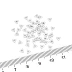BEADIA Silver Plated Triangle Spacer Beads 3.5x1.5mm 50pcs for Jewelry Making Findings Non Tarnish - color: Silver, size: 3.5x1.5mm Triangle