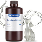 ANYCUBIC 3D Printer Resin, 405nm SLA UV-Curing Resin with High Precision and Quick Curing & Excellent Fluidity for LCD 3D Printing (Clear, 1kg) - color: Clear, size: 1kg