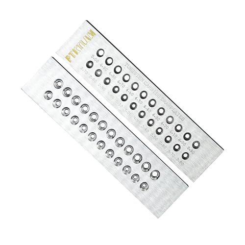 Jewelry Wire Drawplate Carbide Steel Round Draw Plate for Jewelry Wire Making (2.7-5.0mm, 24 Holes) - size: 2.7-5.0mm, 24 Holes