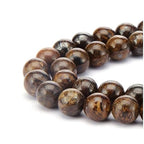 90pcs Adabele Natural Brown Bronzite Healing Gemstone 4mm (0.16 inch) Small Round Beads Gem Stone Spacer for Craft Jewelry Making GF16-4 - color: Bronzite, size: 4mm (90pcs/1 Strand)