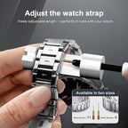 JOREST Watch Repair Kit for Battery Replacement & Link Removal, Resizing &Opener, Watch Repair and Cleaning Screwdriver Set, Wrench Back Remover, Spring Bar Tool