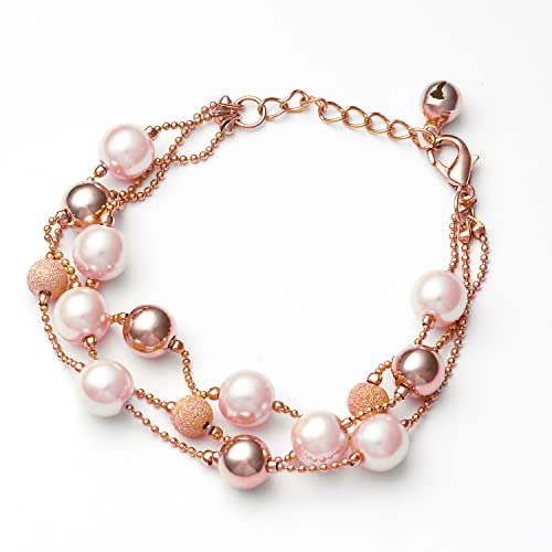 The Beadsmith Open Jump Rings – 4mm, Rose Gold Plated, 22-Gauge (0.61mm) Wire Thickness, 144 Pieces – Findings for Making Keychains, Charms, Chain Mail and Body Jewelry - color: Rose Gold, size: 4mm - 21 Gauge