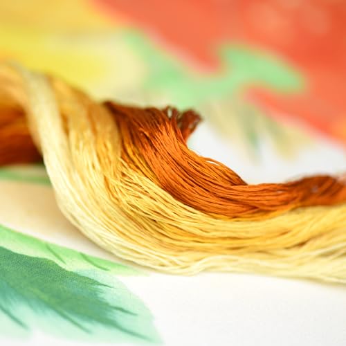 MIINGGUXIUYI Mulberry Silk Floss Embroidery Thread Floss-Cross Stitch Threads China Silk Woven Jewelry Threads DIY Sewing Kits (86) - color: 86