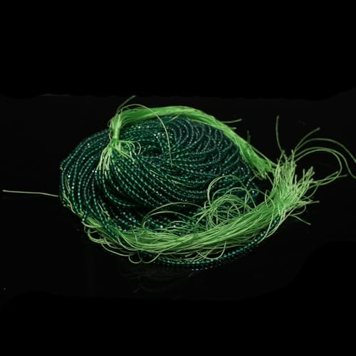 10 Strands Spinel Beads Artificial Faceted Small Round Loose Beads 3mm 15 inch for Jewelry Making Charms Necklace Bracelet - color: Green-1