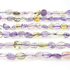 MJDCB Natural Irregular Shape Stone Beads 6-8mm Ametrine Gemstone Energy Cured for Jewelry Making Necklaces - color: Ametrine