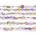 MJDCB Natural Irregular Shape Stone Beads 6-8mm Ametrine Gemstone Energy Cured for Jewelry Making Necklaces - color: Ametrine
