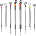 Chumia 8 Pieces Precision Watch Screwdriver Set, 0.6-1.8 mm Micro Jewelers Repair Screwdriver Set for Eyeglasses Jewelry Work, Electronics Repair(Flathead, Phillips) - size: 0.6-1.8 mm, style: Flathead, Phillips