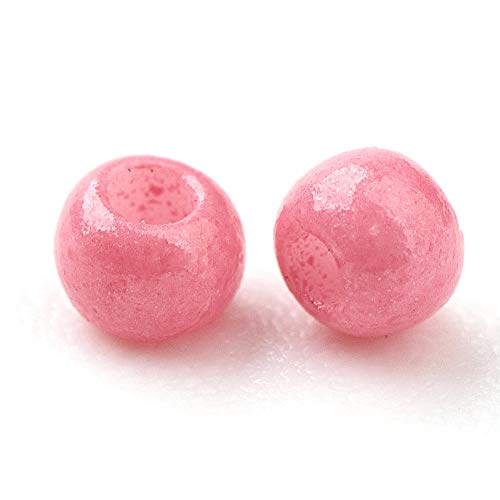 Craftdady 11/0 Round Glass Seed Beads 2.3mm Opaque Pink Tiny Loose Pony Spacer Beads About 5300Pcs for Jewelry Making Hole: 1mm - color: Opaque Pink, 2.3mm