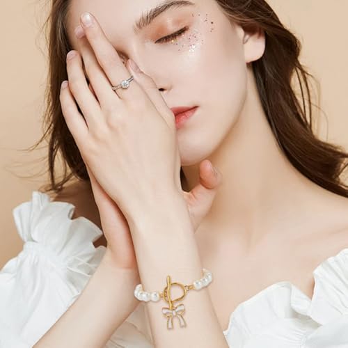 SUNNYCLUE 1 Box 10Pcs Real 18K Gold Plated Toggle Clasps OT Toggle Clasp Stainless Steel Glossy T-Bar Closures and Rings Connector for Necklaces Bracelets Chain Jewelry Making DIY Crafts Adults - style: Style 2