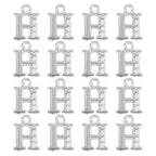 uxcell Rhinestone Letter Charm, Letter Alphabet Dangle Charm Pendant for DIY Bracelets Necklace Jewelry Making