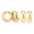 DALARAN Stopper Beads for Bracelets 925 Sterling Silver Clip Spacer Charm Bracelet Stoppers - style: 4Pcs Gold Charm Stoppers