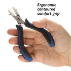 The Beadsmith Flat Nylon Jaw Pliers – 5 inches (127mm) – Ergonomic Handle with Double Leaf Springs – Includes Replacement Heads – Jewelry Making Tool for Creating Bracelets, Earrings & Necklaces - style: Flat Jaw