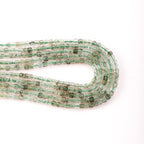 Faceted Natural Green Phantom Quartz 2-3mm Cube Square Loose Beads Gemstone Small Loose Beads Healing Crystal Energy Stone for DIY Jewelry Making 15" - color: Green Phantom Quartz