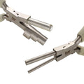 The Beadsmith Wire Elements Series Jewelry Tool Bundle - Includes 3-in-1 Wire Looping Pliers(13-20mm) & Bail Making Pliers (7", 3.55mm &5.5mm Jaw) - Polished Steel & Comfort Grip for Jewelry Making