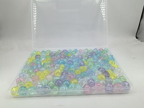 Glow in The Dark Cat's Paw Solar Luminous Smile Face Mixed Acrylic UV Color Changing Bracelet Beads - Sun Sensitive Plastic Glow Beads Bulk for Jewelry Making Bracelets - color: Mixed Colors Cat's Paw Beads