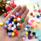 Amaney 300pcs Star Beads Multi Color Acrylic Beads for Bracelet Necklace Craft Jewelry Making - color: BigStar