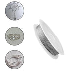 4 Rolls Stainless Steel Jewelry Wire 0.3mm Gauge for Jewelry Making, Craft, Sculpting, and Snare Wire Applications- 82 Feet per Roll