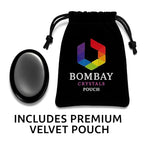 Black Obsidian Worry Stone – Genuine Thumb-Palm Crystal for Protection, Grounding & Anxiety Support – Pocket Meditation & Fidget Tool - color: Black Obsidian