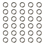 30Pcs 6-8mm Double Jump Rings for Jewelry Making, Key Rings for Keychains, Stainless Steel Mini Split Ring with Plier, Crafts Double Split Rings Fishing (8mm, Gun Black)