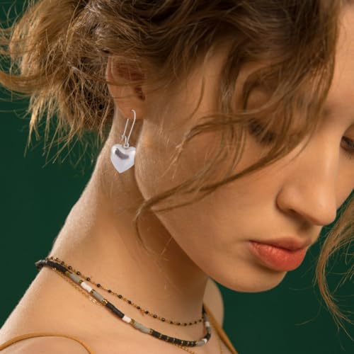 1 Box 120Pcs Kidney Earring Finding Teardrop Earring Wires Stainless Steel U Shaped Hoop Wires Long Earring Hooks Dangle Silver Earring Wires for Jewelry Making Supplies DIY Craft Beginner - size: 20x9x2mm