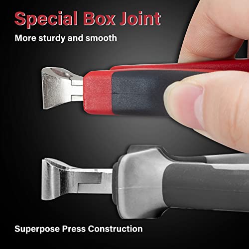 SPEEDWOX 4 Inch End Nippers - Mini End Cutting Pliers with Spring Pull Nails & Wire Cutting Function - Professional Jewelry Making & Shoe Repair Tool - style: End Nippers